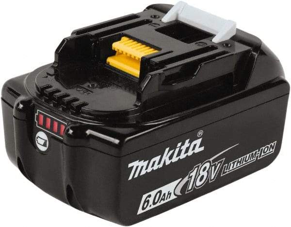 Makita - 18 Volt Lithium-Ion Power Tool Battery - 6 Ahr Capacity, 55 min Charge Time, Series LXT - Benchmark Tooling