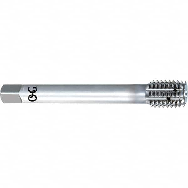 OSG - M7x1.00 Metric 6H D8 Thread Limit Plug Thread Forming Tap - High Speed Steel, V Finish, 80mm OAL, 30mm Thread Length, Right Hand Thread, Series 16350 - Benchmark Tooling