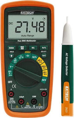 Extech - MN62-K, CAT IV, 600 VAC/VDC, Digital True RMS Multimeter - 40 mOhm, Measures Voltage, Capacitance, Current, Frequency, Resistance - Benchmark Tooling