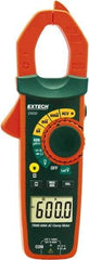 Extech - EX650, CAT III, Digital True RMS Auto Ranging Clamp Meter with 1.18" Clamp On Jaws - 750 VAC, 1000 VDC, 600 AC Amps, Measures Voltage, Capacitance, Continuity, Current, Resistance - Benchmark Tooling