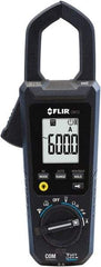 FLIR - CM72, CAT IV, Digital True RMS Auto Ranging Clamp Meter with 1.38" Clamp On Jaws - 600 VAC/VDC, 600 AC Amps, Measures Voltage, Capacitance, Continuity, Current, Frequency, Resistance - Benchmark Tooling