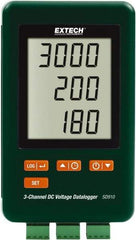 Extech - 1 Phase, 300mV, 0.01 Amp Capability, LCD Display Power Meter - ±0.5% + 0.2mV Voltage Accuracy - Benchmark Tooling