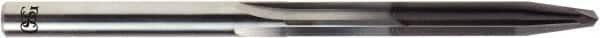 OSG - 4.86mm Reamer Diam, 1.115" Flute Length, Combo Drill & Reamer - 3" OAL, Right Hand Cut, Carbide, Diamond Finish - Benchmark Tooling