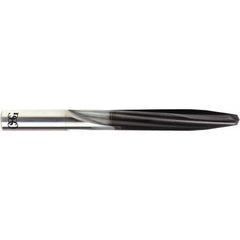 OSG - 1/2", 130° Point, Solid Carbide Straight Flute Drill Bit - Benchmark Tooling