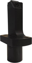 Kyocera - KSTB, Right Hand Cut, 3° Lead Angle, 22mm Shank Height x 22mm Shank Width, Positive Rake Indexable Turning Toolholder - 91.57mm OAL, DCET 325.., DCGT 32.5.. Insert Compatibility, Series KSTB - Benchmark Tooling
