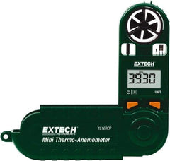 Extech - Airflow Meters & Thermo-Anemometers Type: Thermo-Anemometer Maximum Air Velocity ft/min (Feet): 3937 - Benchmark Tooling