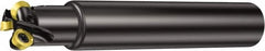 Sandvik Coromant - 32mm Cutting Diam, 5mm Max Depth of Cut, 32mm Diam Cylindrical Shank, Indexable Copy End Mill - Screw Holding Method, 600-1045 Insert Style, 600..Axx Toolholder, Through Coolant - Benchmark Tooling