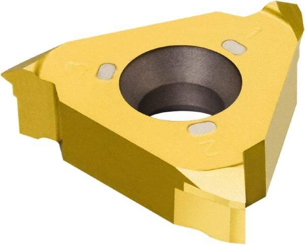 Sandvik Coromant - 6mm Pitch, Internal Thread, Metric Standard, 13 1025 Grade Thread Mill Insert - Carbide, TiAlN+TiN Coating - Benchmark Tooling