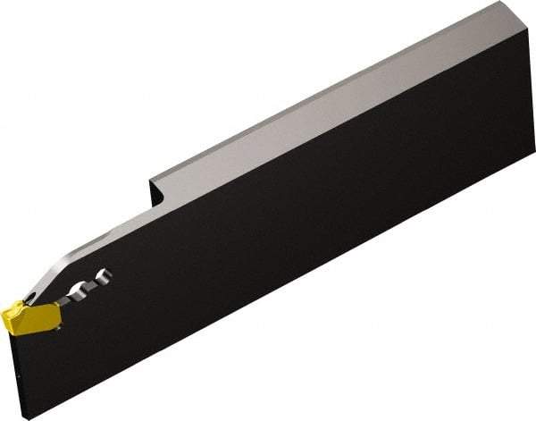 Sandvik Coromant - 1.2559" Blade Height, 0.0886" Blade Width, 4.3307" OAL, Right Hand Cut, Single End Indexable Cut-Off Blade - 33mm Max Depth of Cut, QD-LL..C..A Blade, CoroCut QD Series - Benchmark Tooling