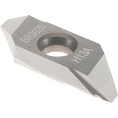 Sandvik Coromant - MABR3020 Grade H13A Carbide Turning Insert - Uncoated, Parallelogram, 1/8" Thick, 0.2mm Corner Radius - Benchmark Tooling