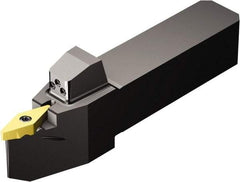 Sandvik Coromant - QS-TR-V..N..HP, Neutral Cut, 17.5° Lead Angle, 19.05mm Shank Height x 19.05mm Shank Width, Neutral Rake Indexable Turning Toolholder - 114mm OAL, TR-VB1308 Insert Compatibility, Series CoroTurn TR - Benchmark Tooling