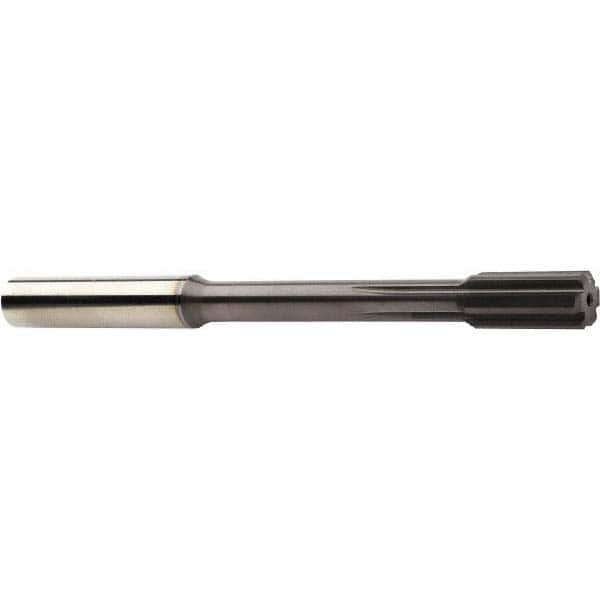 Chucking Reamer: 0.1957″ Dia, 2.9528″ OAL, 0.6142″ Flute Length, Straight Shank, Solid Carbide 4 Flute, RH