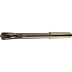 Chucking Reamer: 0.2559″ Dia, 3.937″ OAL, 0.8189″ Flute Length, Solid Carbide 6 Flute, RH