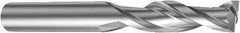 Sandvik Coromant - 8mm, 32mm LOC, 8mm Shank Diam, 79mm OAL, 2 Flute, Solid Carbide Square End Mill - Single End, Uncoated, Spiral Flute, 25° Helix, Right Hand Cut, Right Hand Flute, Series CoroMill Plura - Benchmark Tooling