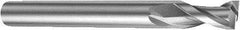 Sandvik Coromant - 8mm, 11mm LOC, 7.8mm Shank Diam, 100mm OAL, 2 Flute, Solid Carbide Square End Mill - Single End, Uncoated, Spiral Flute, 25° Helix, Right Hand Cut, Right Hand Flute, Series CoroMill Plura - Benchmark Tooling