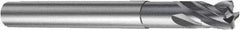 Sandvik Coromant - 8mm, 4 Flute, Solid Carbide, 1.5mm Corner Chamfer End Mill - 80mm OAL, 30° Helix, Right Hand Flute, 8mm LOC, Right Hand Cut - Benchmark Tooling