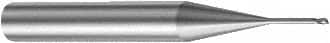 Sandvik Coromant - 0.5mm, 0.5mm LOC, 6mm Shank Diam, 57mm OAL, 2 Flute, Solid Carbide Square End Mill - TiAlN Finish, 30° Helix, Centercutting, Right Hand Cut, Right Hand Flute, Series CoroMill Plura - Benchmark Tooling