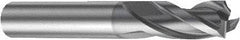 Sandvik Coromant - 4mm, 3 Flute, Solid Carbide, Corner Radius End Mill - 57mm OAL, 30° Helix, Right Hand Flute, 14.5mm LOC, Right Hand Cut - Benchmark Tooling
