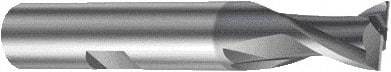 Sandvik Coromant - 11.7mm, 2 Flute, Solid Carbide, Corner Radius End Mill - 73mm OAL, 30° Helix, Right Hand Flute, 12.5mm LOC, Right Hand Cut - Benchmark Tooling