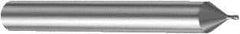 Sandvik Coromant - 0.6mm, 0.6mm LOC, 6mm Shank Diam, 54mm OAL, 2 Flute, Solid Carbide Square End Mill - TiAlN Finish, 30° Helix, Centercutting, Right Hand Cut, Right Hand Flute, Series CoroMill Plura - Benchmark Tooling
