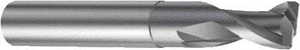 Sandvik Coromant - 3mm, 2 Flute, Solid Carbide, 0.5mm Corner Chamfer End Mill - 57mm OAL, 30° Helix, Right Hand Flute, 3mm LOC, Right Hand Cut - Benchmark Tooling