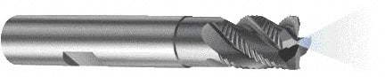 Sandvik Coromant - 6mm, 4 Flute, Solid Carbide, 0.35mm Corner Chamfer End Mill - 54mm OAL, 40° Helix, Right Hand Flute, 7mm LOC, Right Hand Cut - Benchmark Tooling