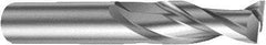 Sandvik Coromant - 12mm, 22mm LOC, 12mm Shank Diam, 83mm OAL, 2 Flute, Solid Carbide Square End Mill - Single End, Uncoated, Spiral Flute, 30° Helix, Right Hand Cut, Right Hand Flute, Series CoroMill Plura - Benchmark Tooling