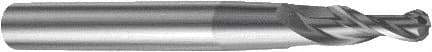 Sandvik Coromant - 7.99mm Diam, 15mm LOC, 3 Flute Solid Carbide Ball End Mill - 100mm OAL, 12mm Shank Diam, Ball Flute - Benchmark Tooling