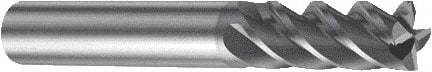 Sandvik Coromant - 10mm, 4 Flute, Solid Carbide, Corner Radius End Mill - 72mm OAL, 45° Helix, Right Hand Flute, 22mm LOC, Right Hand Cut - Benchmark Tooling