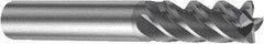 Sandvik Coromant - 4mm, 4 Flute, Single End, Solid Carbide, Corner Chamfer End Mill - 57mm OAL, Right Hand Flute, 11mm LOC, Right Hand Cut - Benchmark Tooling