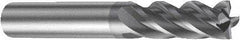 Sandvik Coromant - 63/64", 4 Flute, Single End, Solid Carbide, Corner Chamfer End Mill - 121mm OAL, Right Hand Flute, 45mm LOC, Right Hand Cut - Benchmark Tooling