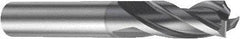 Sandvik Coromant - 2mm, 6.5mm LOC, 6mm Shank Diam, 57mm OAL, 3 Flute, Solid Carbide Square End Mill - AlCrN Finish, 30° Helix, Centercutting, Right Hand Cut, Right Hand Flute, Series CoroMill Plura - Benchmark Tooling