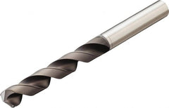 Sandvik Coromant - 4.76mm 130° Solid Carbide Jobber Drill - Diamond Finish, Right Hand Cut, Cylindrical Shank, 82mm OAL - Benchmark Tooling