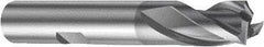 Sandvik Coromant - 4mm, 3 Flute, Single End, Solid Carbide, Corner Chamfer End Mill - 54mm OAL, Right Hand Flute, 5.5mm LOC, Right Hand Cut - Benchmark Tooling