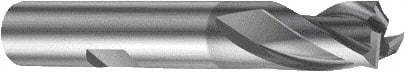 Sandvik Coromant - 18mm, 3 Flute, Solid Carbide, Corner Radius End Mill - 84mm OAL, 30° Helix, Right Hand Flute, 18.5mm LOC, Right Hand Cut - Benchmark Tooling