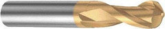 Sandvik Coromant - 3mm Diam, 4.5mm LOC, 2 Flute Solid Carbide Ball End Mill - AlCrN Finish, 70mm OAL, 6mm Shank Diam, Ball Flute - Benchmark Tooling