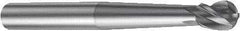 Sandvik Coromant - 6mm Diam, 7mm LOC, Solid Carbide Ball End Mill - 100mm OAL, 6mm Shank Diam, Ball Flute - Benchmark Tooling