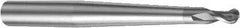 Sandvik Coromant - 3mm Diam, 3mm LOC, 2 Flute Solid Carbide Ball End Mill - 80mm OAL, 6mm Shank Diam, Ball Flute - Benchmark Tooling