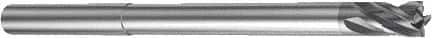 Sandvik Coromant - 16mm, 4 Flute, Solid Carbide, Corner Radius End Mill - 150mm OAL, 30° Helix, Right Hand Flute, 16mm LOC, Right Hand Cut - Benchmark Tooling