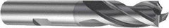 Sandvik Coromant - 4.5mm, 3 Flute, Solid Carbide, Corner Radius End Mill - 57mm OAL, 30° Helix, Right Hand Flute, 8.5mm LOC, Right Hand Cut - Benchmark Tooling