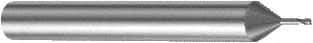 Sandvik Coromant - 0.6mm, 0.6mm LOC, 6mm Shank Diam, 57mm OAL, 2 Flute, Solid Carbide Square End Mill - TiAlN Finish, 30° Helix, Centercutting, Right Hand Cut, Right Hand Flute, Series CoroMill Plura - Benchmark Tooling