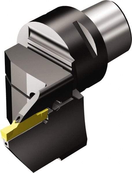 Sandvik Coromant - N123K2-0600-0004-TF Insert, Modular Grooving Blade Holder Head - Left Hand Cut, System Size C6, Through Coolant, Series CoroCut 1-2 - Benchmark Tooling