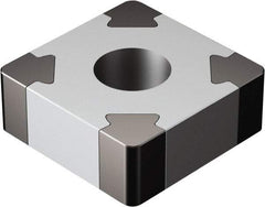 Sandvik Coromant - SNGA432 Grade 7025 CBN Turning Insert - Uncoated, 90° Square, 1/2" Inscr Circle, 3/16" Thick, 1/32" Corner Radius - Benchmark Tooling