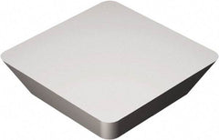 Sandvik Coromant - SEGN422 Grade H10 Carbide Turning Insert - Uncoated, 90° Square, 1/2" Inscr Circle, 1/8" Thick, 1/32" Corner Radius - Benchmark Tooling