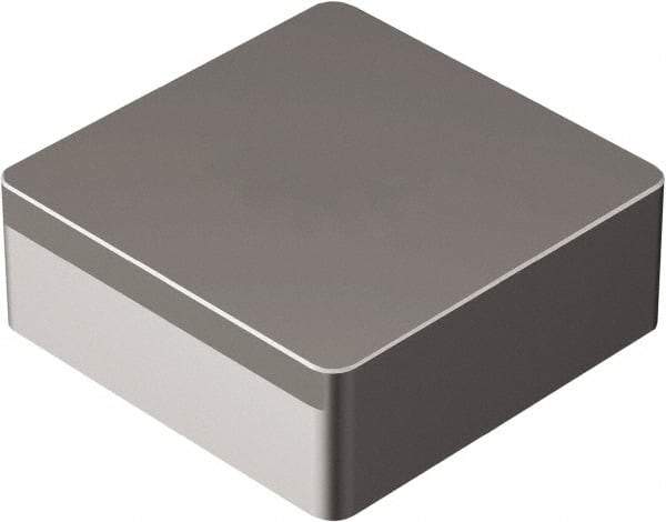 Sandvik Coromant - SNGN432 FD Grade CB50 CBN Turning Insert - Uncoated, 90° Square, 1/2" Inscr Circle, 3/16" Thick, 1/32" Corner Radius - Benchmark Tooling