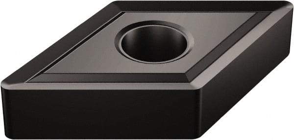 Sandvik Coromant - DNMG442 SM Grade 1125 Carbide Turning Insert - TiAlN/AlCr2O3 Finish, 55° Diamond, 1/2" Inscr Circle, 1/4" Thick, 1/32" Corner Radius - Benchmark Tooling