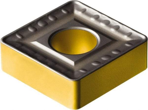 Sandvik Coromant - SNMM868 HR Grade 4325 Carbide Turning Insert - TiCN/AI2O3/TiN Finish, 90° Square, 1" Inscr Circle, 3/8" Thick, 1/8" Corner Radius - Benchmark Tooling