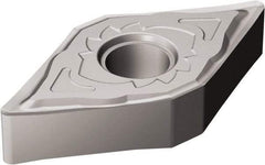 Sandvik Coromant - DNGG433 SGF Grade H13A Carbide Turning Insert - Uncoated, 55° Diamond, 1/2" Inscr Circle, 3/16" Thick, 3/64" Corner Radius - Benchmark Tooling