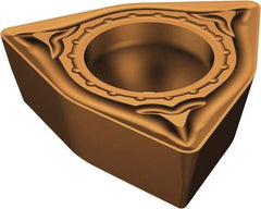 Sandvik Coromant - WPMT21.51 MM Grade 1125 Carbide Turning Insert - TiAlN/AlCr2O3 Finish, 80° Trigon, 1/4" Inscr Circle, 3/32" Thick, 1/64" Corner Radius - Benchmark Tooling