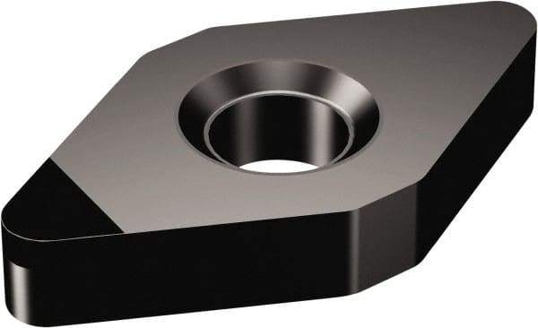 Sandvik Coromant - DNMA433 Grade CB20 CBN Turning Insert - Uncoated, 55° Diamond, 1/2" Inscr Circle, 3/16" Thick, 3/64" Corner Radius - Benchmark Tooling